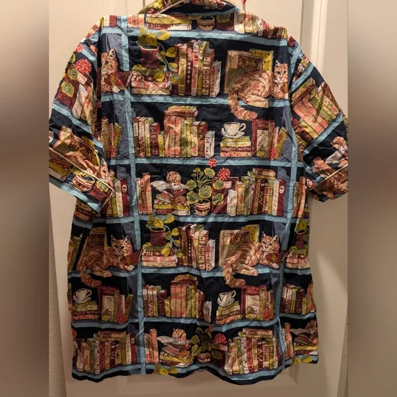 Printfresh Beige Label with Navy Logo on Patterned Fabric - Picture 6 of 6